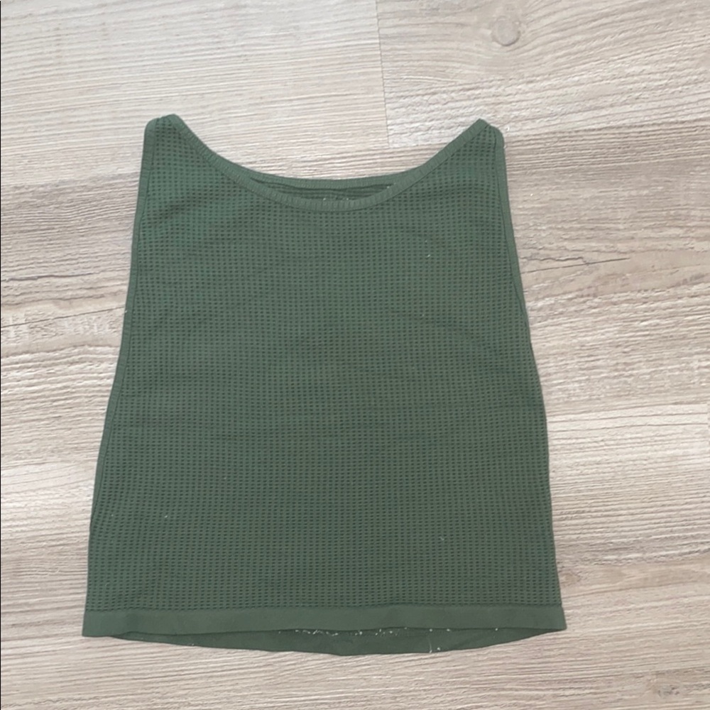 FP Intimates Olive Green Sleeveless Women's Top